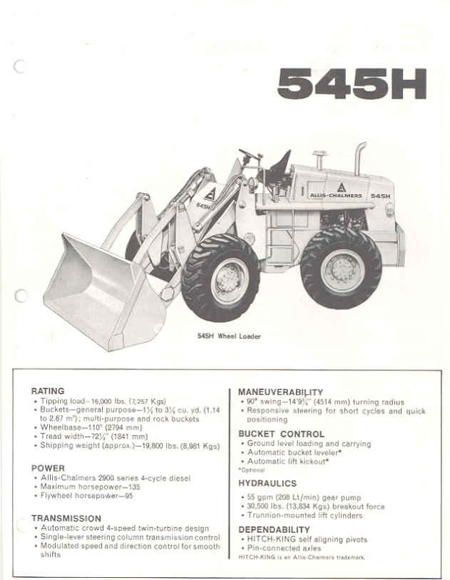 Allis Chalmers 545H