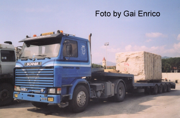 scania 142 trasporto eccezionale