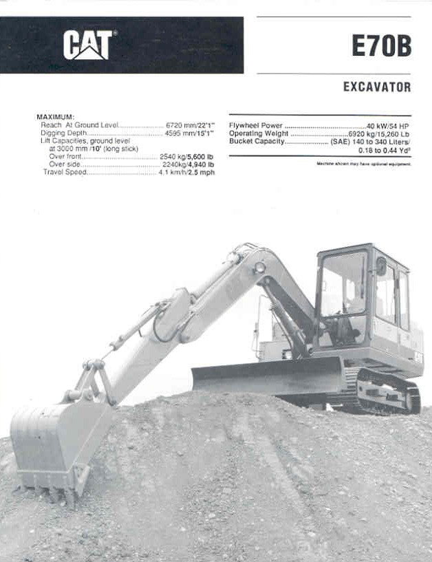 CAT E70B