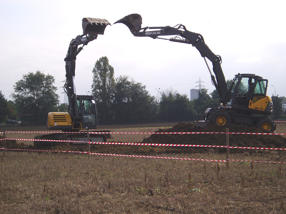 Il campo prove della Mecalac