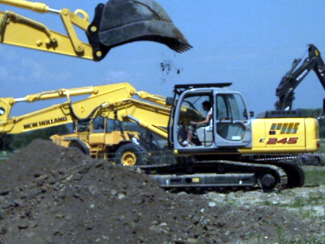 Paolo77 sul 245 in azione di scavo...