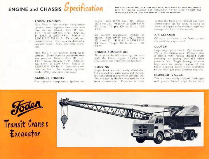 Foden /Ruston Bucyrus