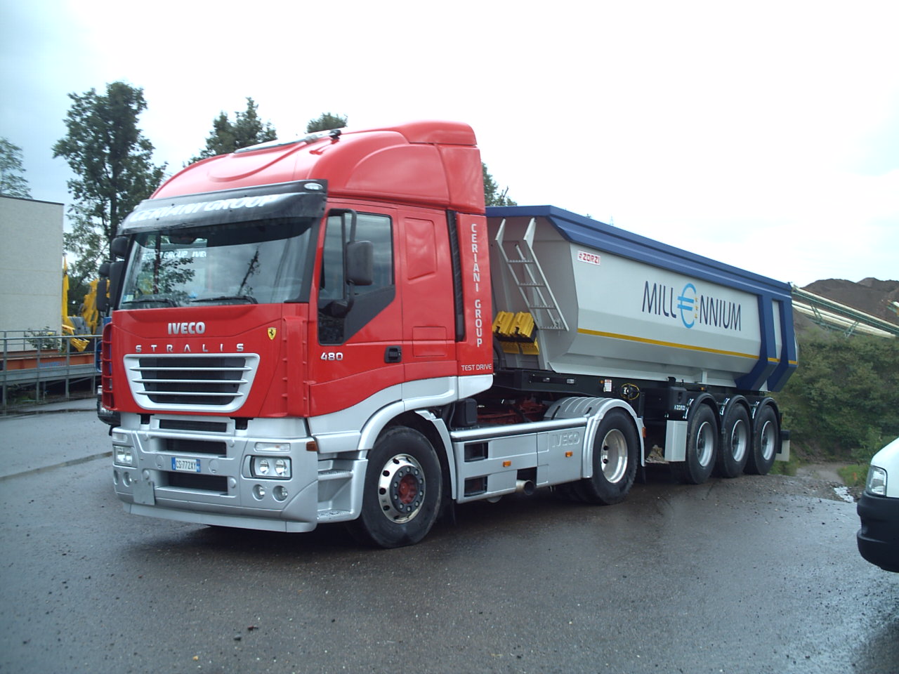 Uno Stralis in esposizione