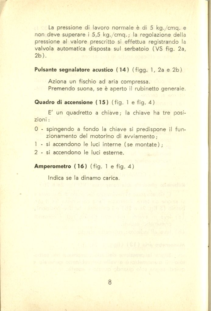 descrizione comandi pg4