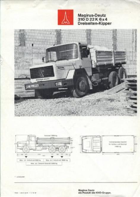 magirus-deutz 310 d 6x6