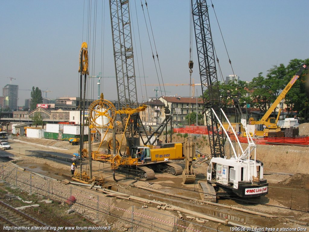 Fresa Bauer a stazione Dora