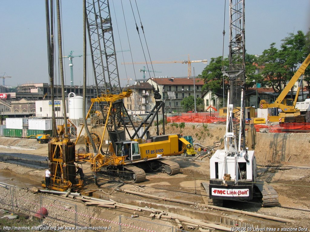 Fresa Bauer a stazione Dora