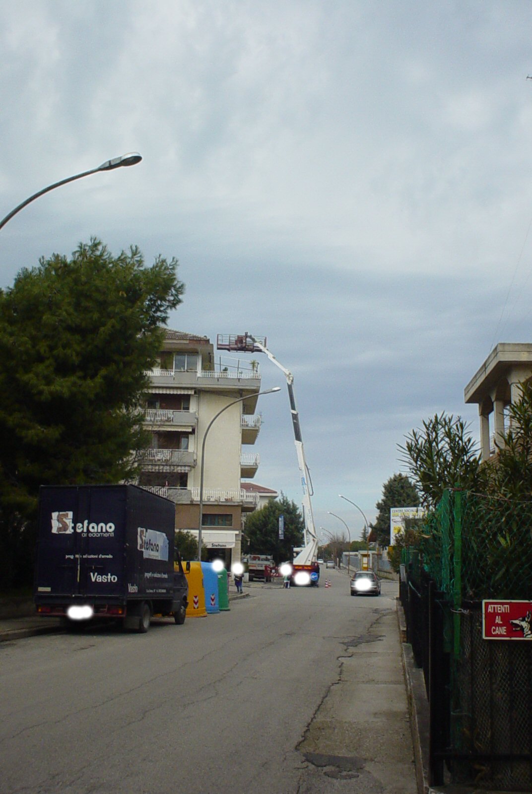 Lavori con Piattaforma Aerea