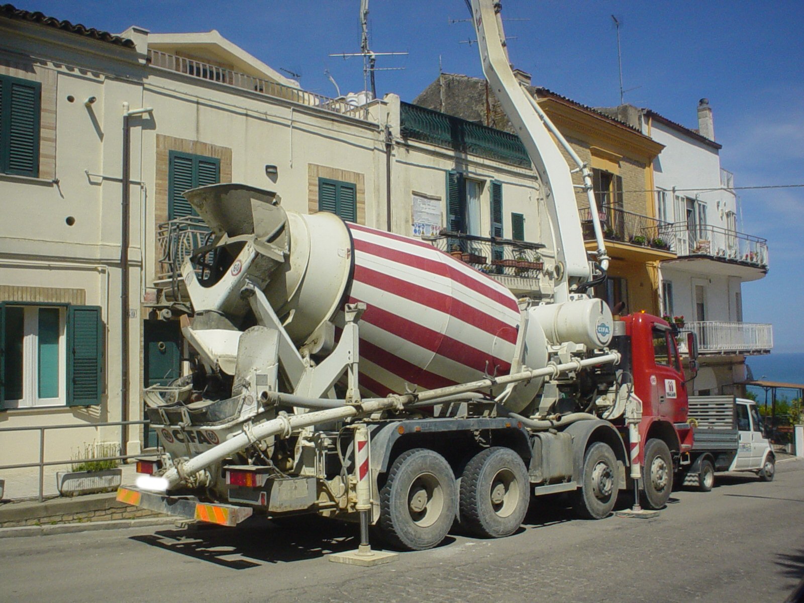 Lavori con Betonpompa Cifa Magnum Metro28