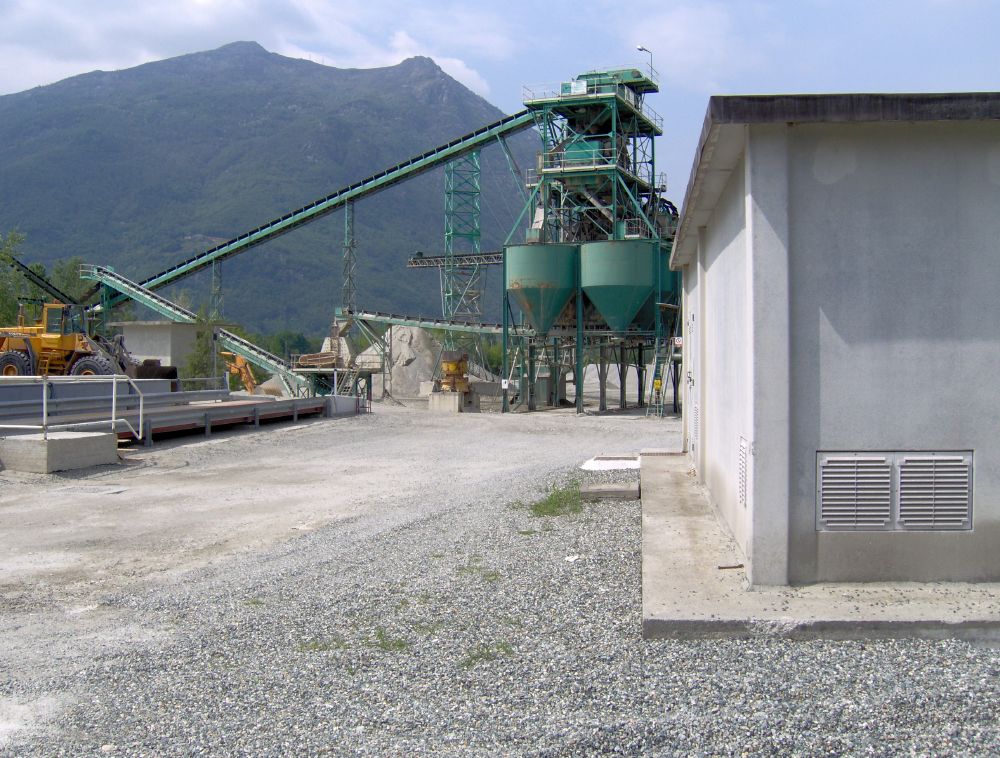 Impianto Industria Estrazione Ghiaia