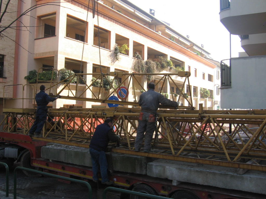 smontaggio FM:carico punta freccia