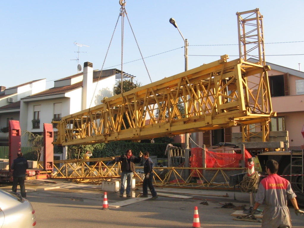 smontaggio Ferro:carico torre