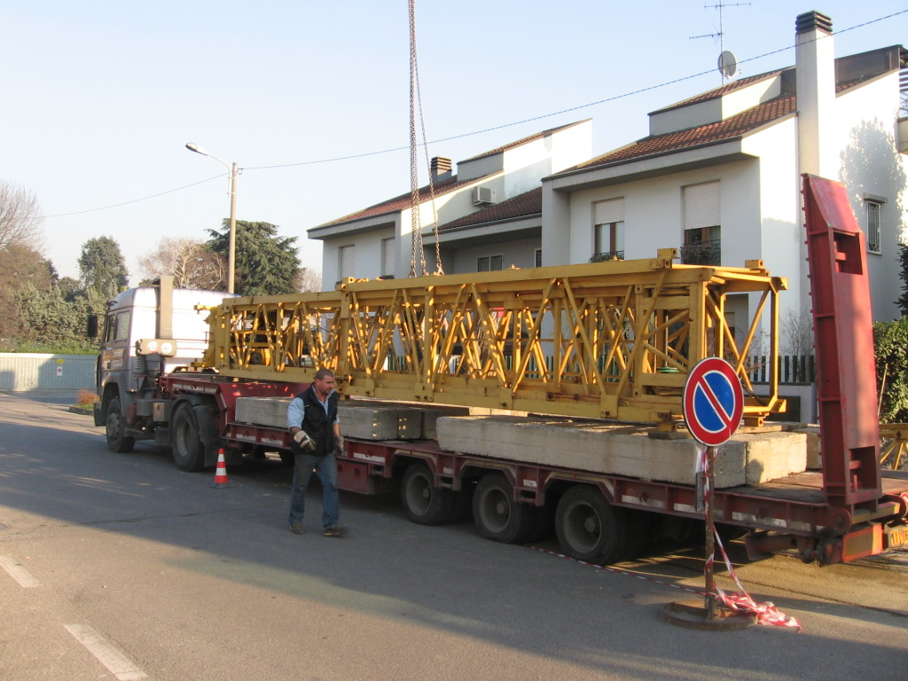 smontaggio Ferro:carico torre