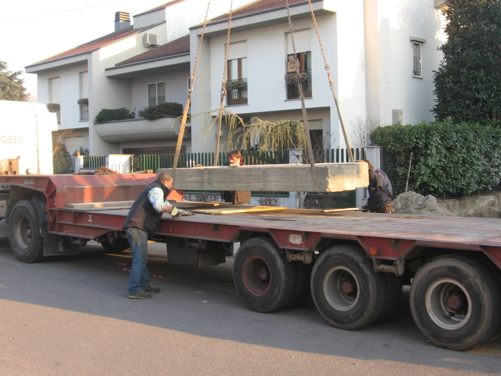 smontaggio Ferro:carico zavorre