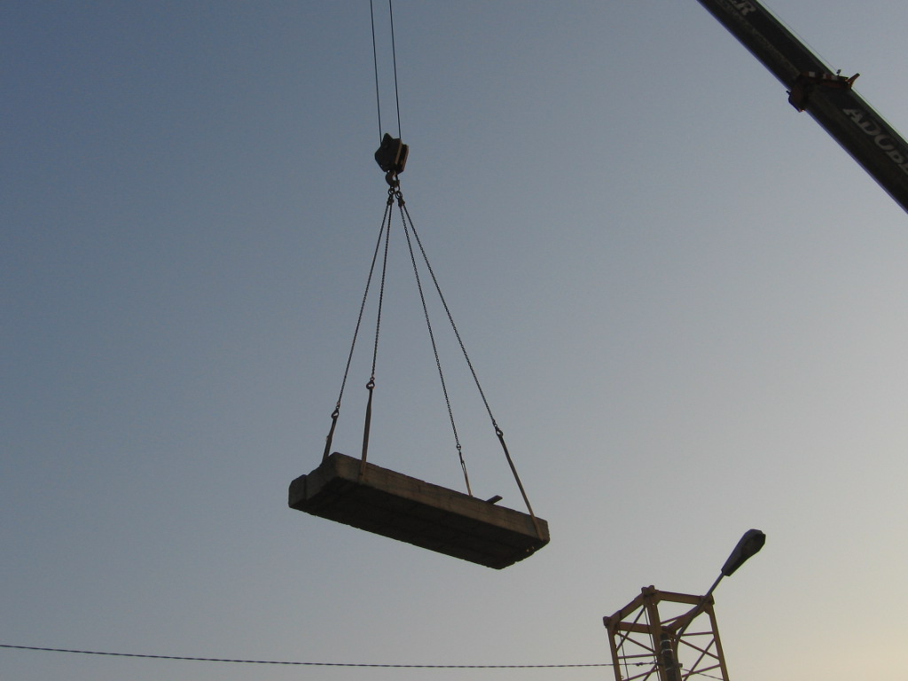 smontaggio Ferro:carico zavorre