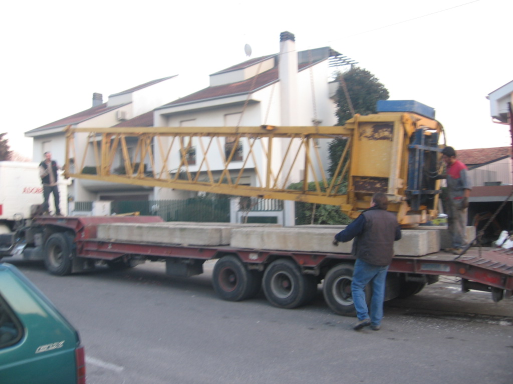 smontagio Ferro:carico torre