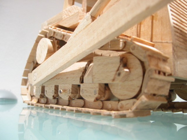 Cat D11R in legno!!