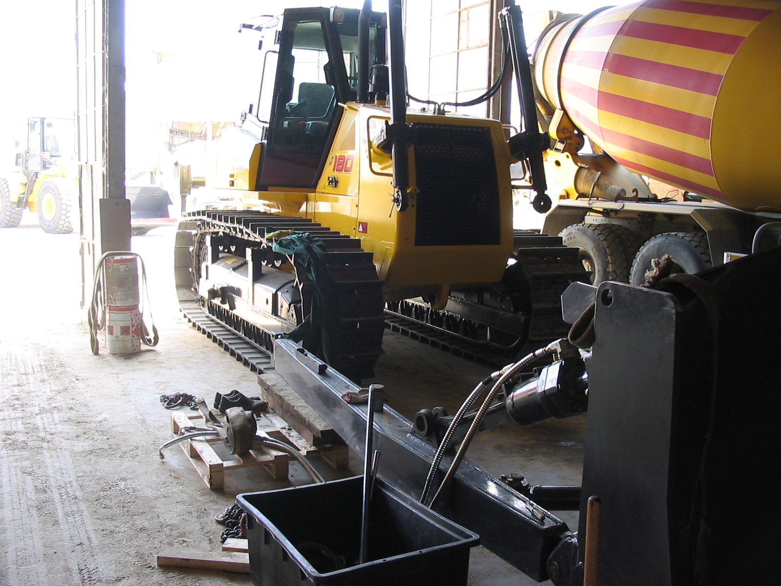 D 180 in fase di montaggio