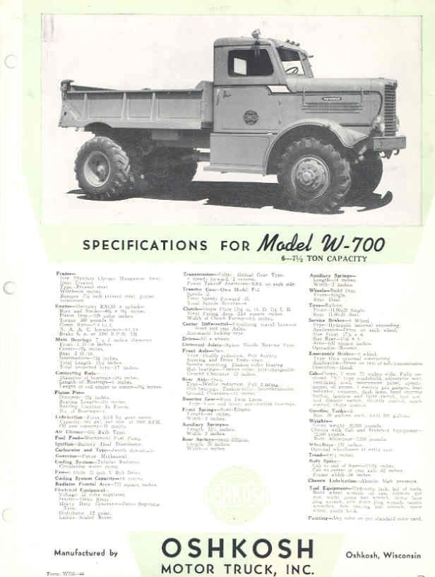 Oshkosh W700