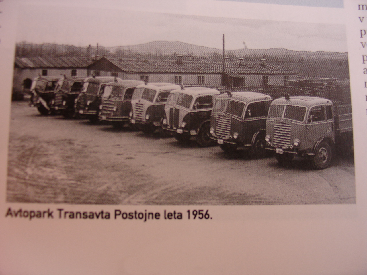 Parco mezzi anni '50