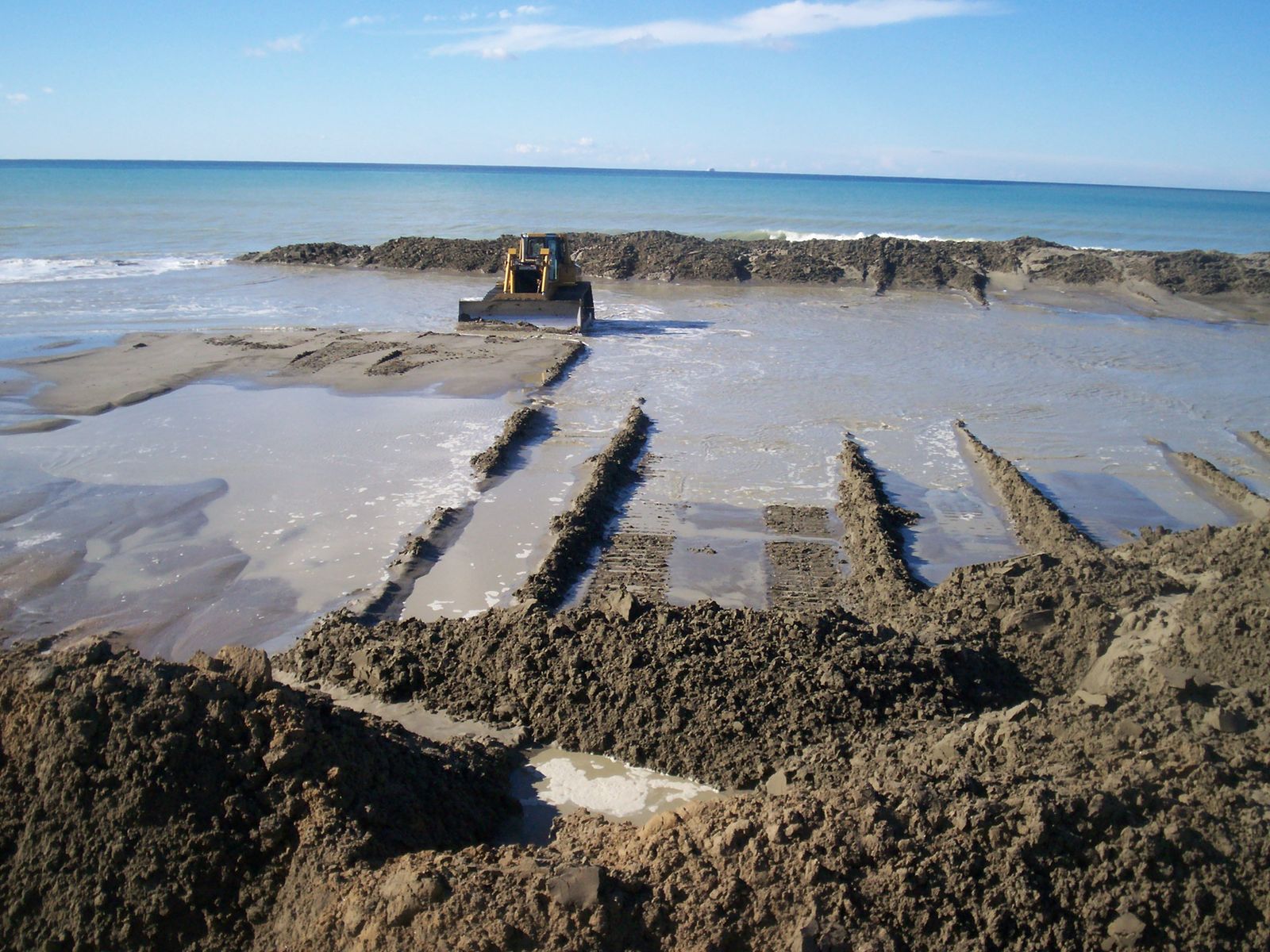 ore 06.00 preparazione vasca per lo scarico