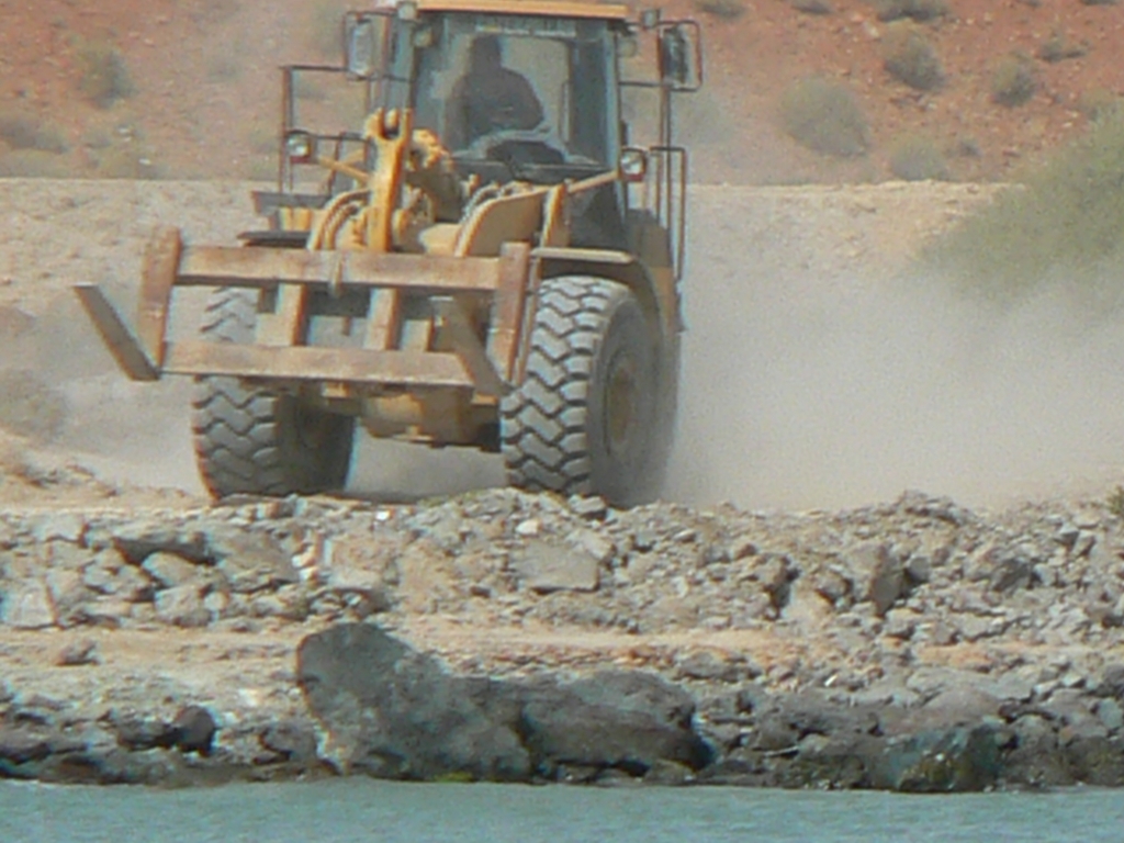 Cat 966G con forche.