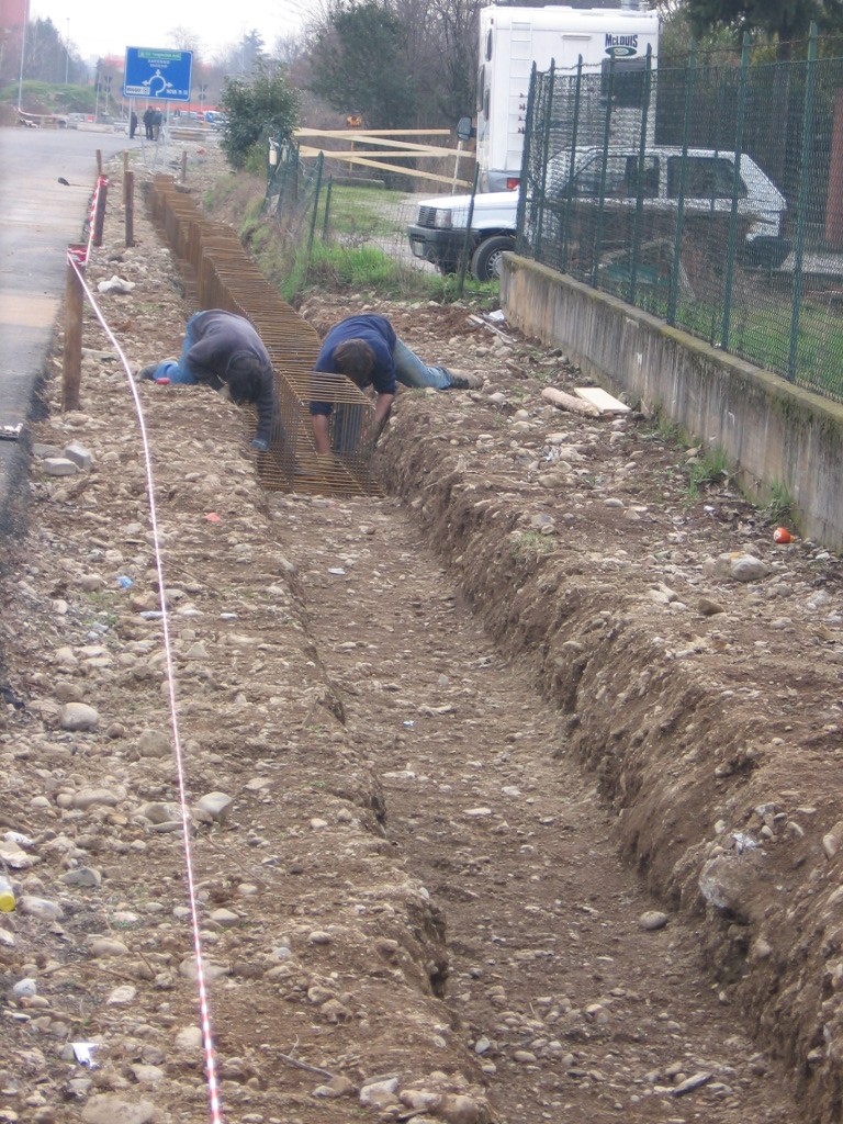 armature per base guard-rail