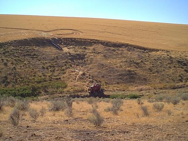 caduta dalla collina