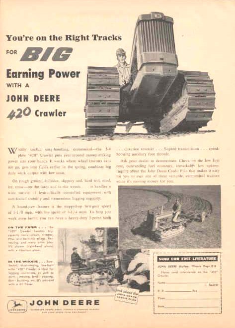 John Deere 420