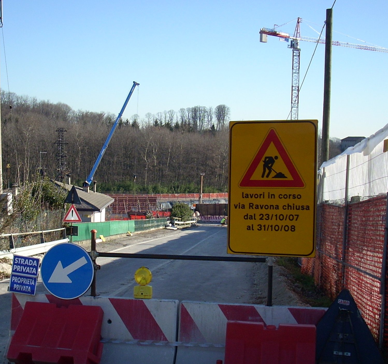 vista cantiere