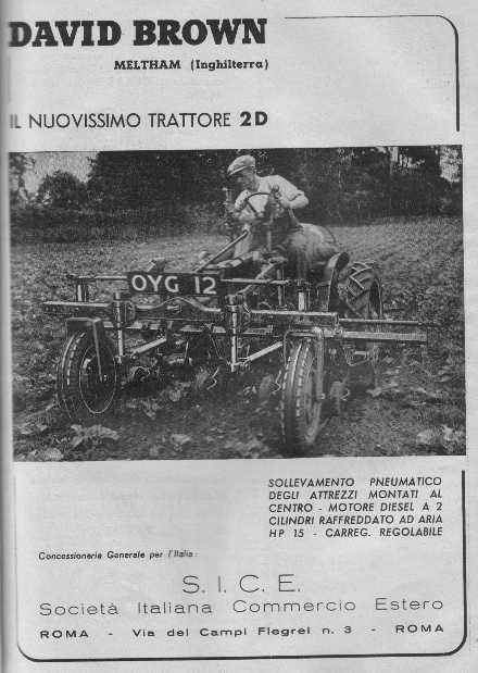 david brown portattrezzi 1956