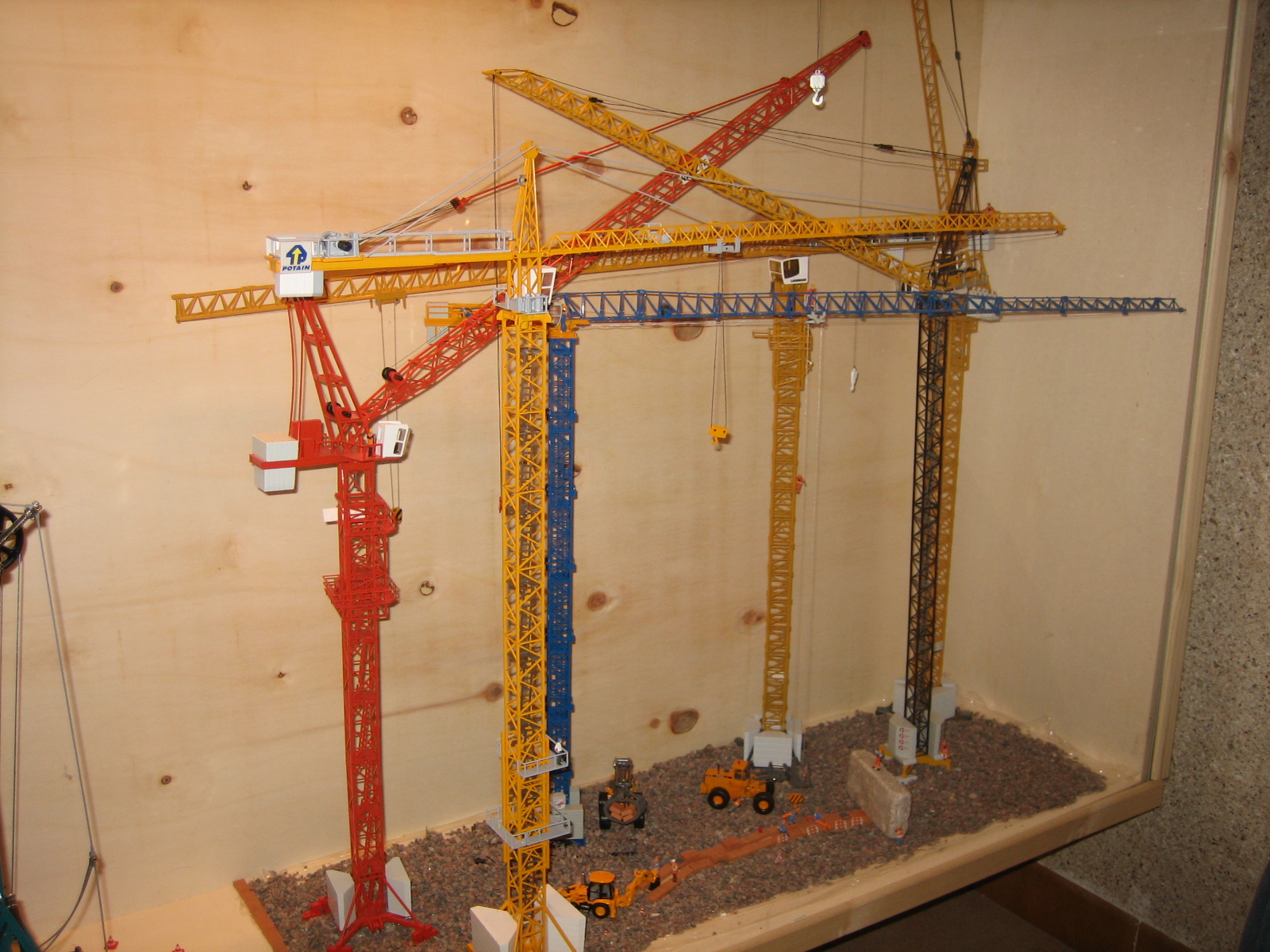 canttiere gru a torre 1:87