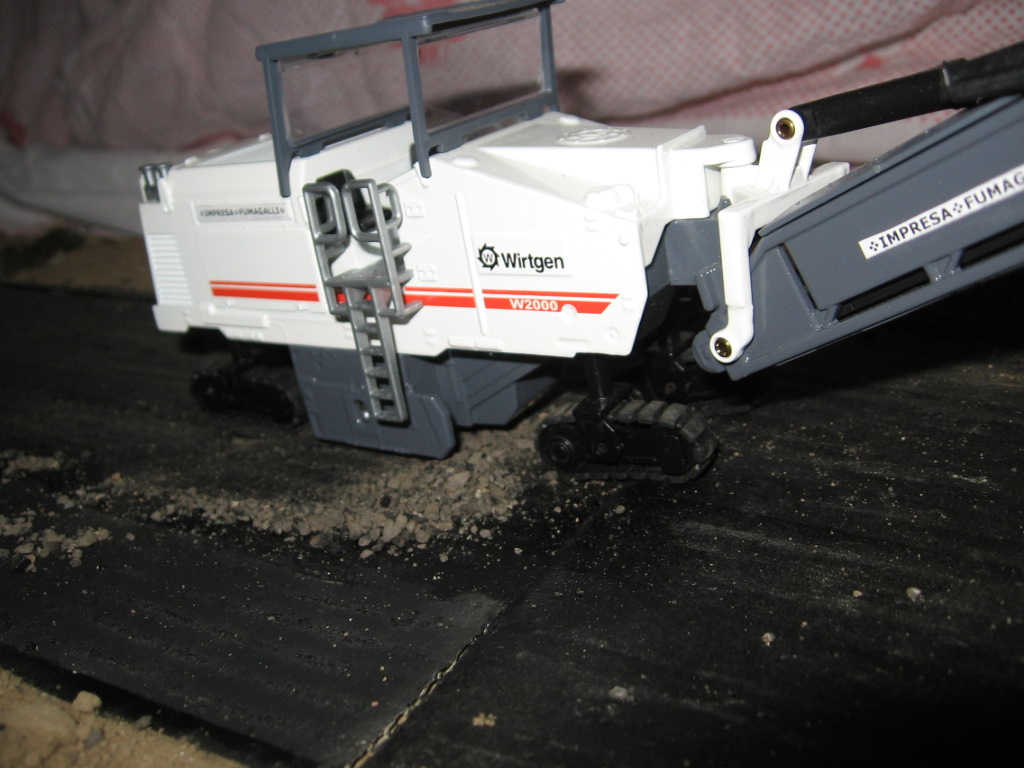 carico ultima parte fresato