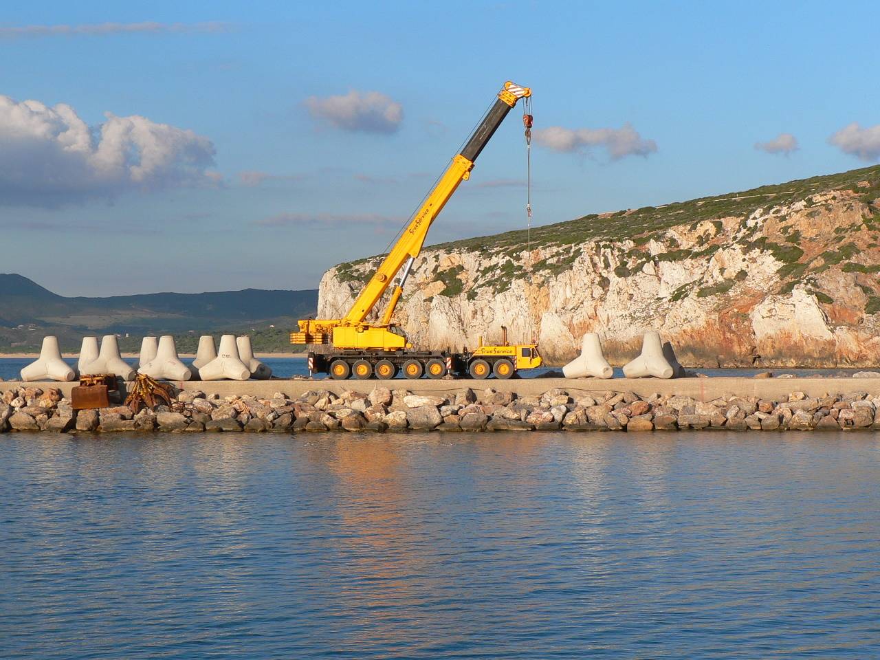 Gru Gottwald sul molo