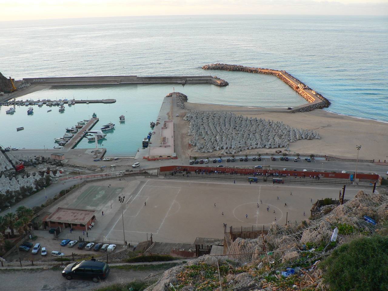 Panoramica porto Buggerru