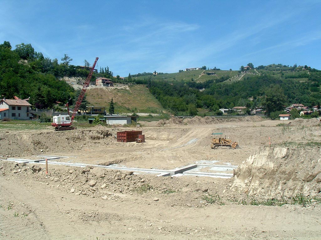 vista del cantiere
