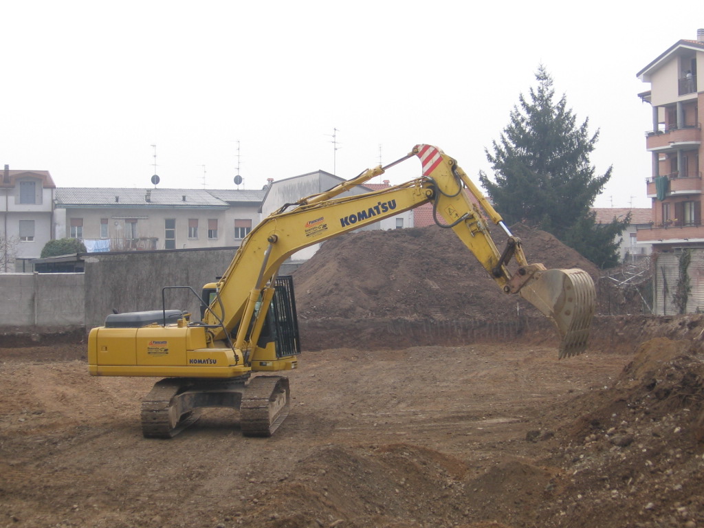 scavo per fondamenta