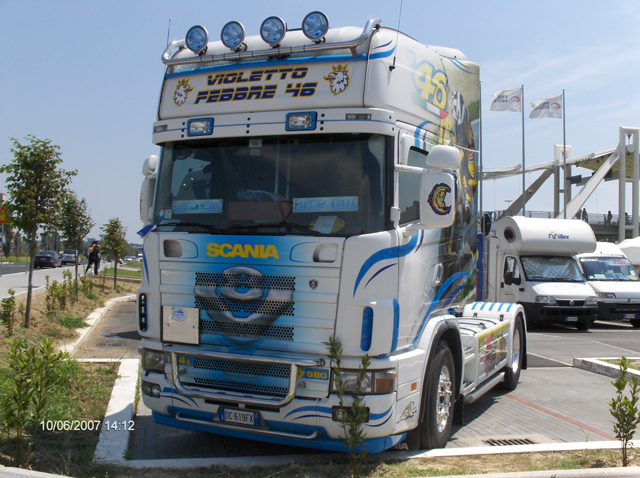 Frontale Scania 164L480 Violetto Febbre 46