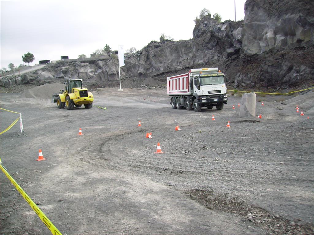 prova con pala gommata