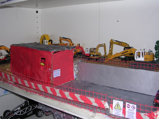 rinnovo diorama  deposito mezzi