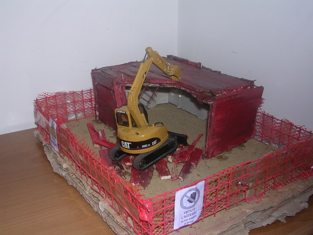 diorama demolizione