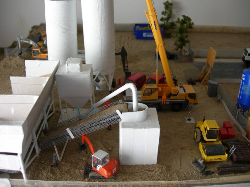 Impianto di betonaggio in costruzione