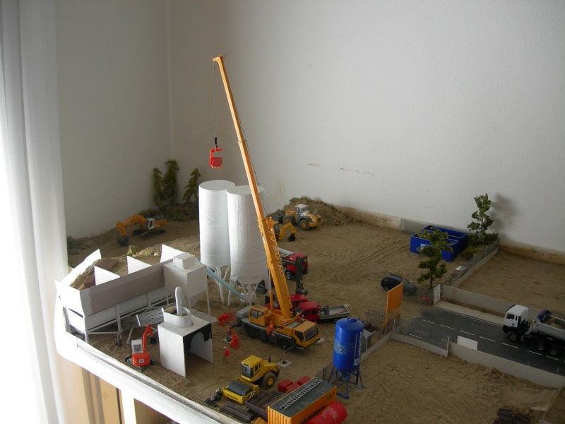 Impianto di betonaggio in costruzione