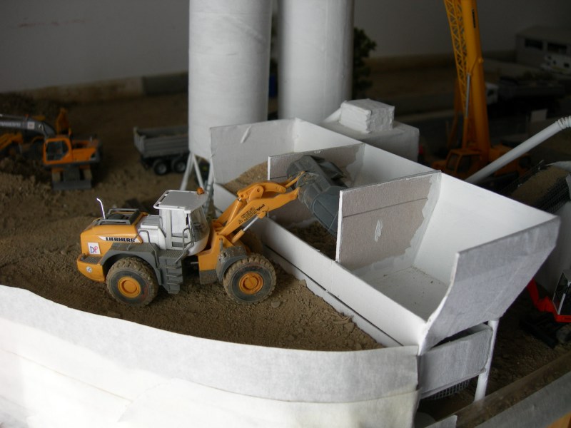 Impianto di betonaggio in costruzione