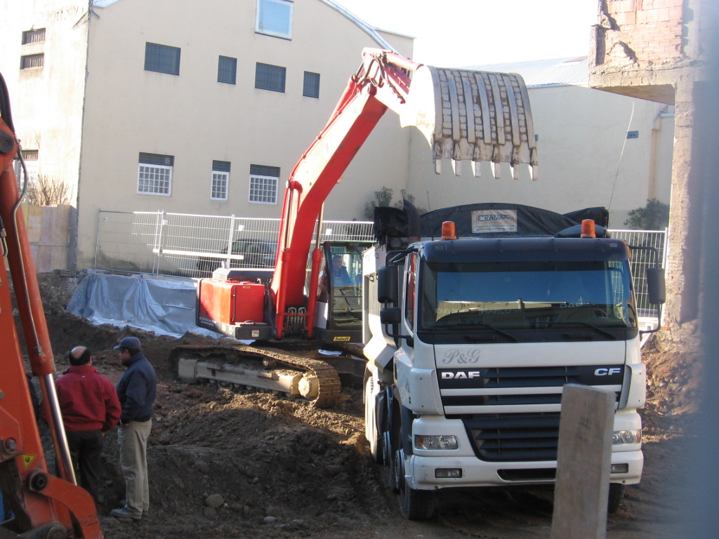 scavo per fondamenta