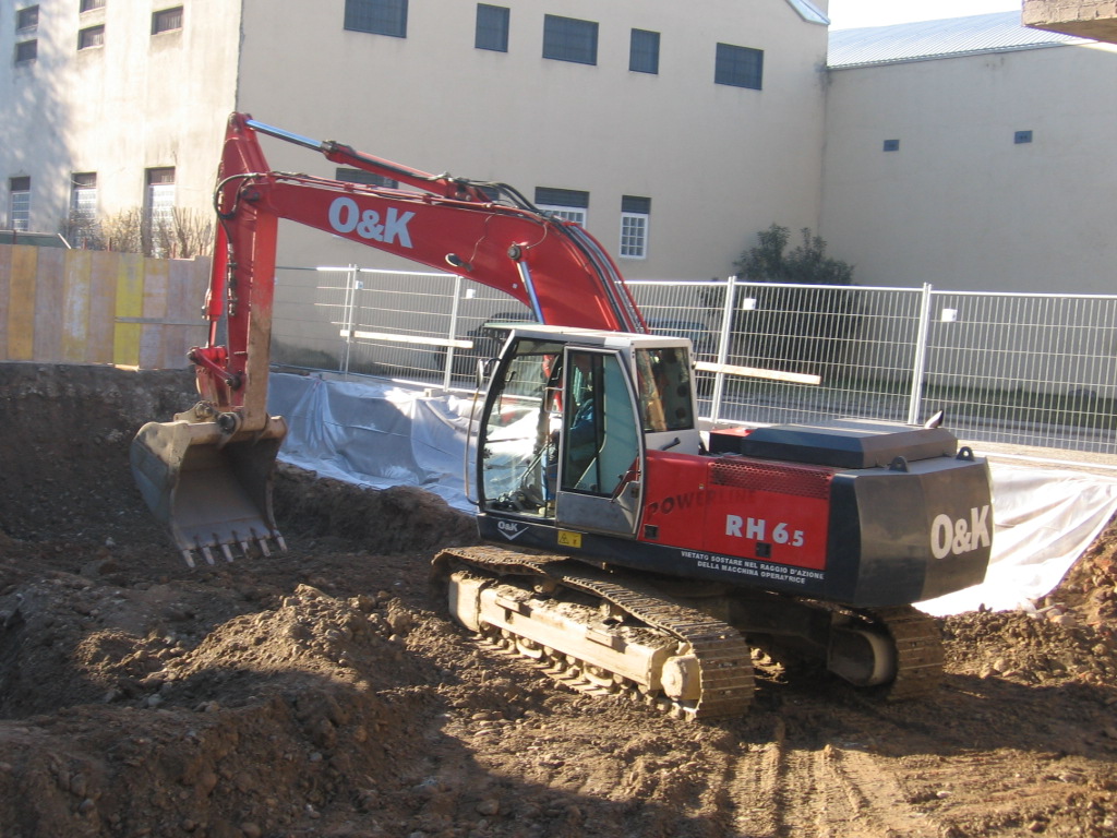 scavo per fondamenta