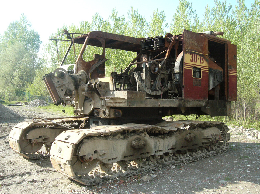 Ruston Bucyrus 311B (dopo l' incendio)