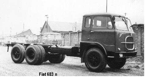 fiat 683  telaio 3 assi