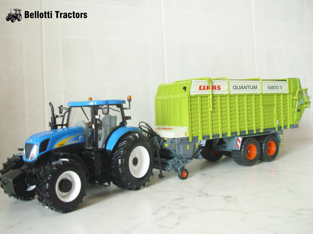 New Holland T7060 con Claas Quantum 6800S