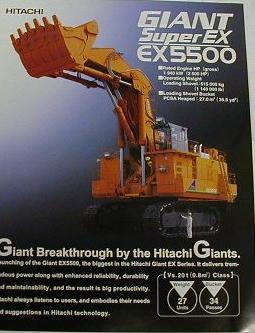 Hitachi ex 5500
